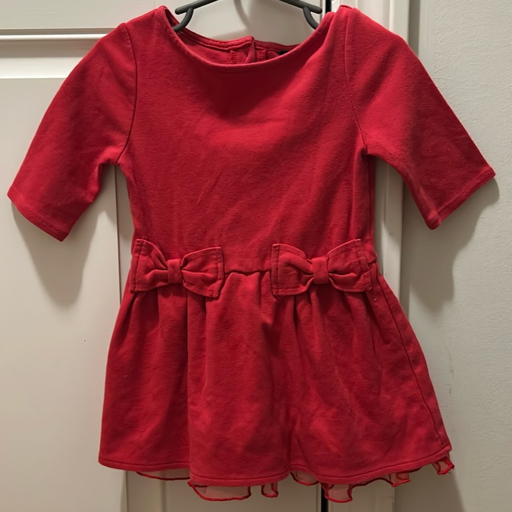 Baby Gap red dress 18-24 months